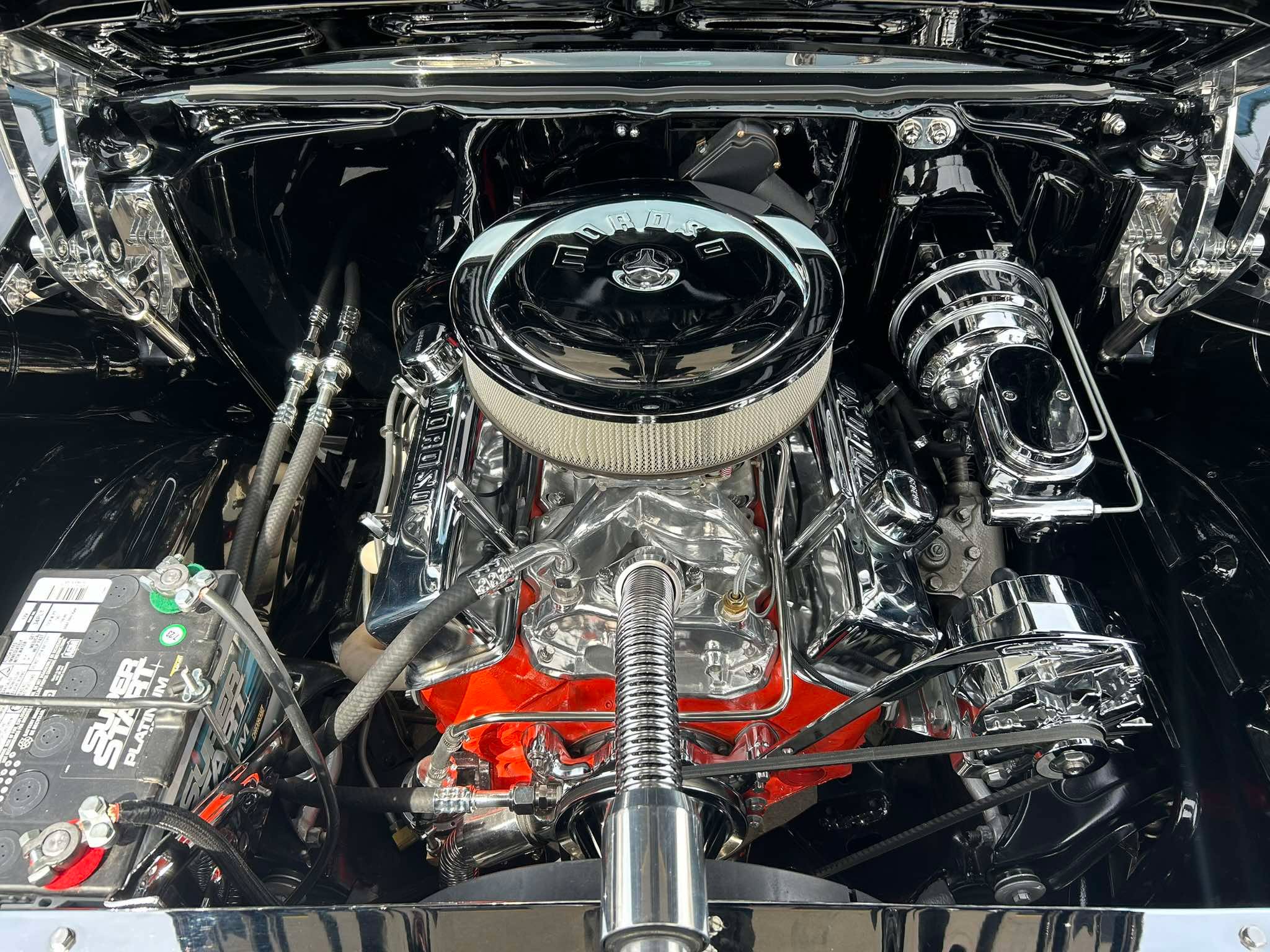 Engine detail - 1957 Chevrolet Nomad