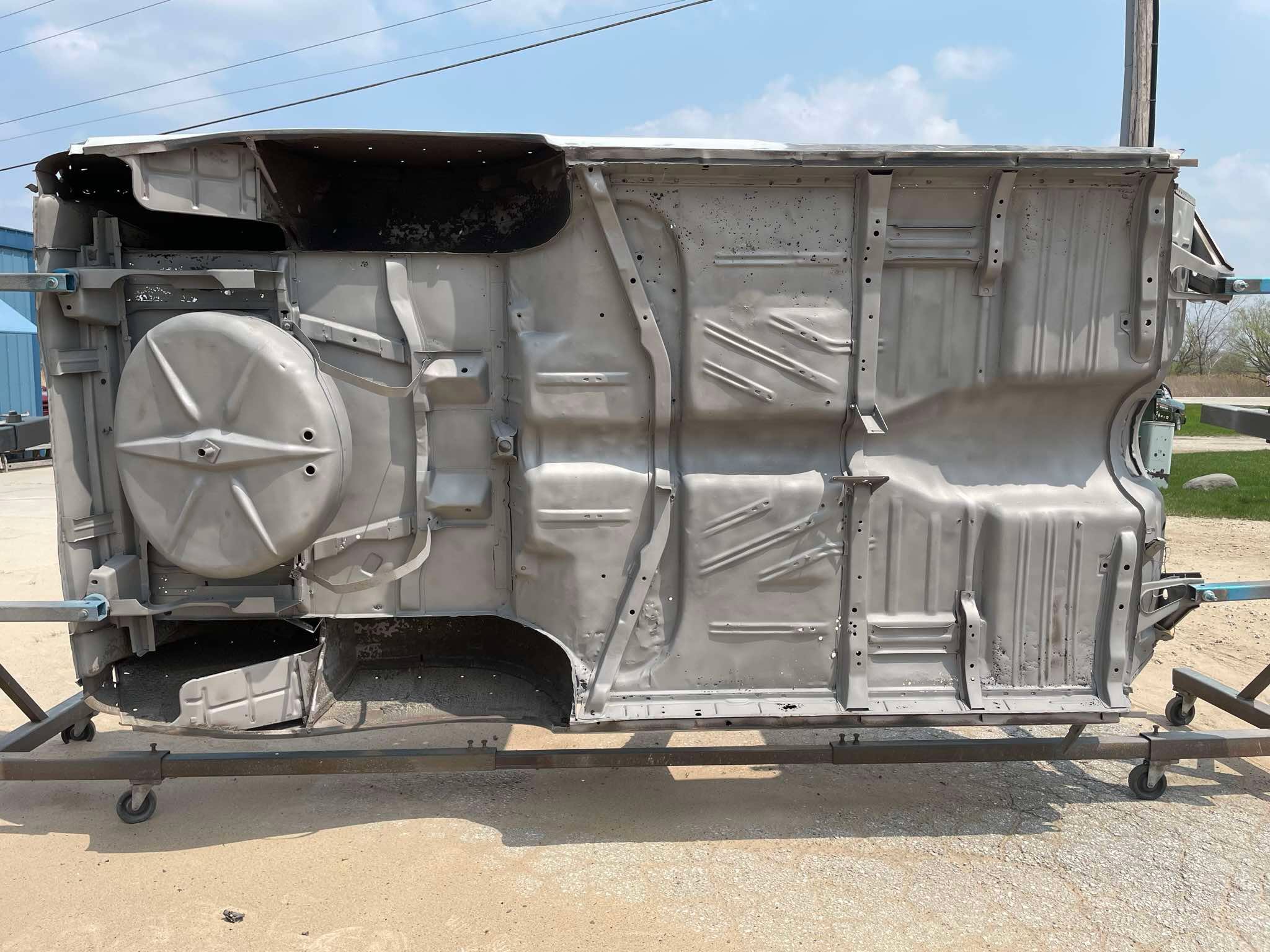 Classic car body restoration work
